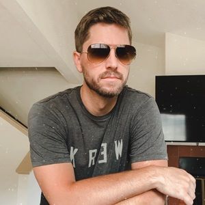 Gold Rim, Standard Size Ray Bans - UNISEX